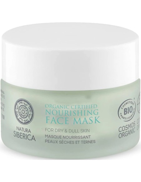Mascarilla facial nutritiva piel seca-apagada 50 ml Natura Siberica