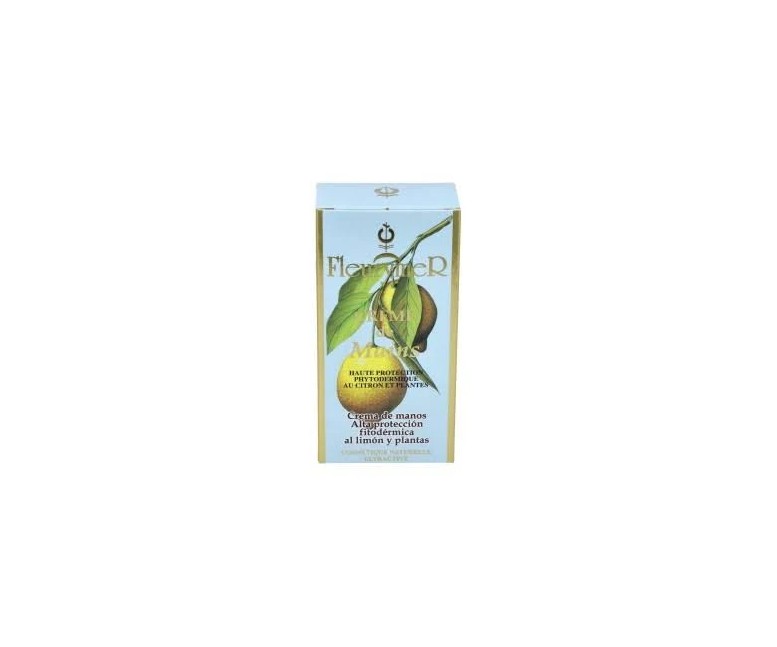 Crema de manos limón y plantas 80 ml Fleurymer
