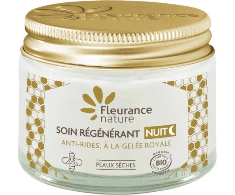 Crema de noche regenerante con jalea bio 50 ml Fleurance Nature