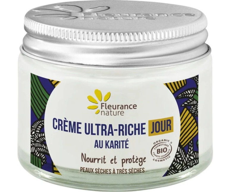 Crema de día ultra rica con karité 50 ml Fleurance Nature