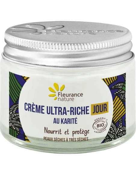 Crema de día ultra rica con karité 50 ml Fleurance Nature