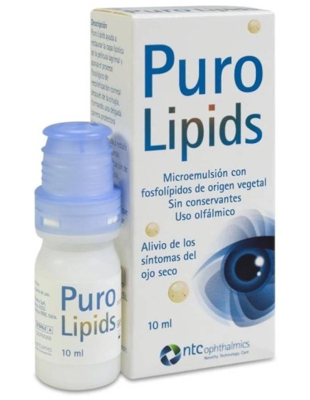 Puro lípids - Ntc ophthalmics 10 ml Ntc Ophthalmics