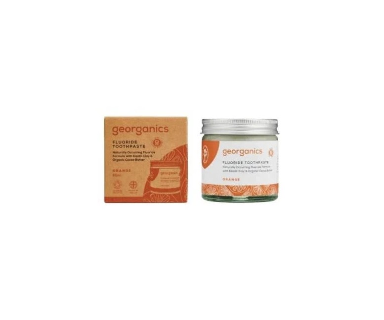 Dentífrico fluor naranja 60 ml Georganics