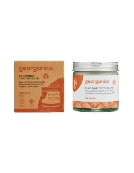 Dentífrico fluor naranja 60 ml Georganics