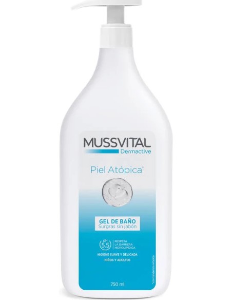 Mussvital Dermactive Gel Baño Piel Atópica 700 ml Mussvital
