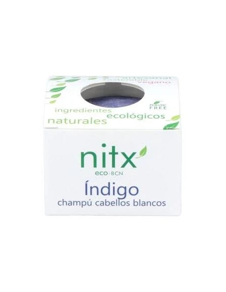 Champú sólido cabellos blancos 85 gr Nitx