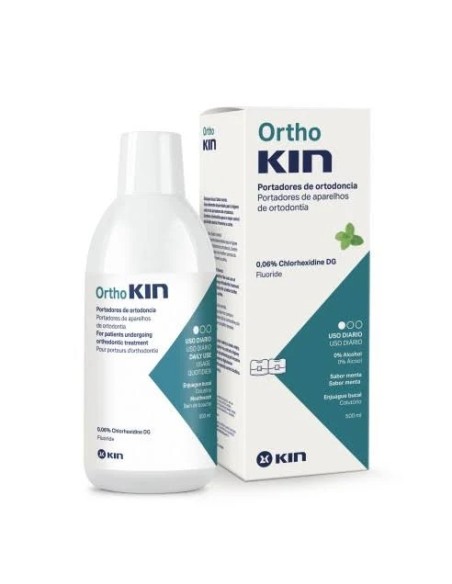 Ortho kin colutorio menta 500 ml Kin