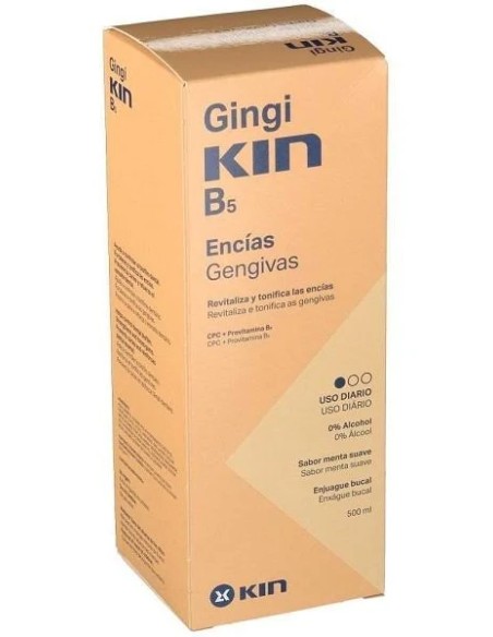 Gingikin b5/plus colutorio bucal diario 500 ml Kin