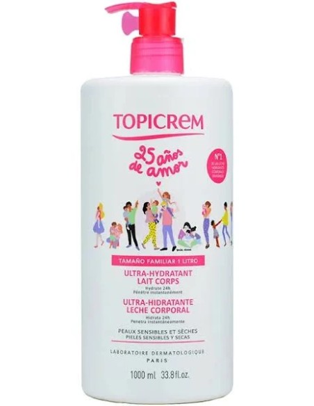 Topicrem ultra hidrat leche corporal 1000 ml Topicrem
