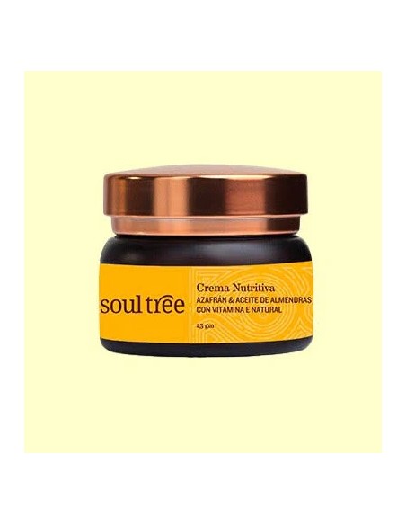 Crema facial nutritiva con azafrán 25 gr SOULTREE