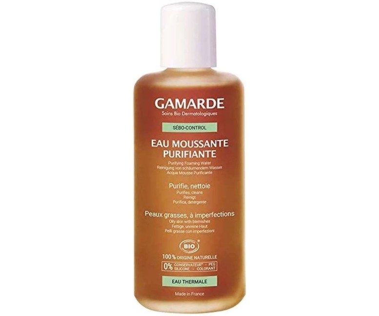Agua espumosa pieles grasas bio 200 ml Gamarde