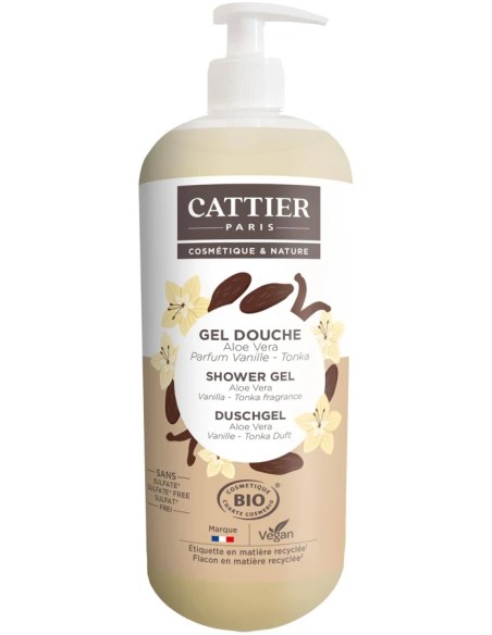 Gel de ducha ss vainilla-tonka 1 l Cattier