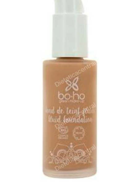 Base de maquillaje fluida caramel bio 30 ml Boho