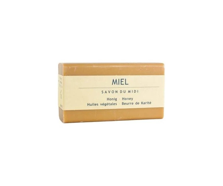 Jabón en pastilla de miel bio 100 gr Savon Du Midi