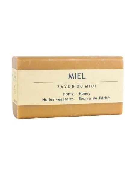 Jabón en pastilla de miel bio 100 gr Savon Du Midi