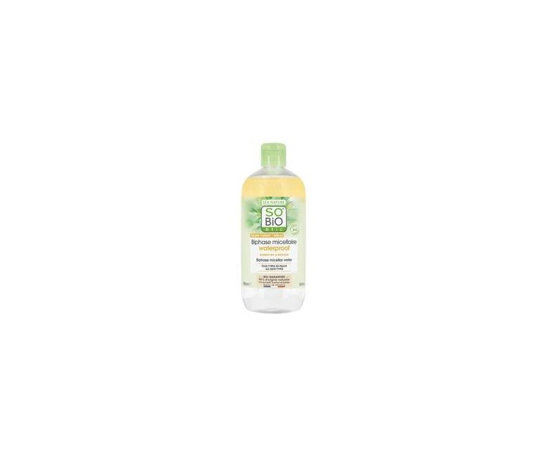 Agua micelar pur bamboo bifásica 500 ml So Bio Etic