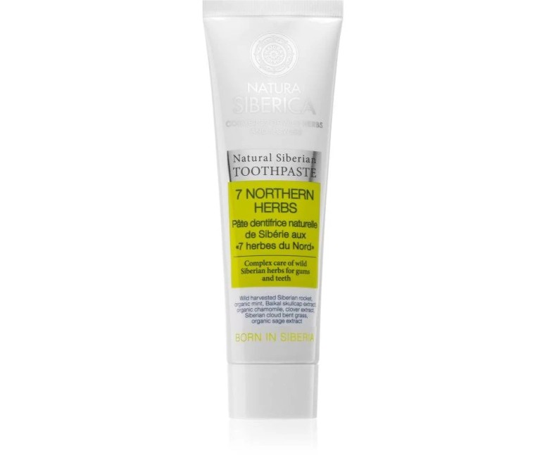 Dentífrico natural 7 hierbas nórdicas 100 gr Natura Siberica