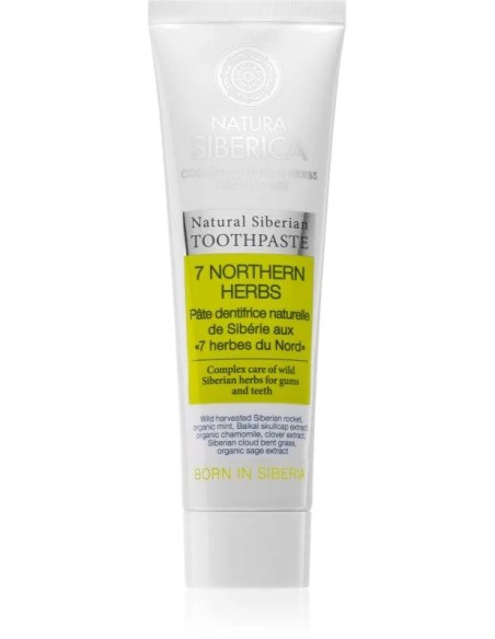 Dentífrico natural 7 hierbas nórdicas 100 gr Natura Siberica