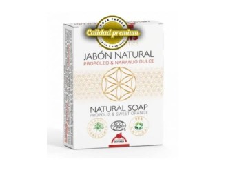 Aprolis jabón natural propóleo coco naranjo dulce