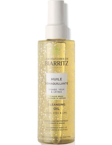 Aceite facial desmaquillante cara ojos labios 200 ml Laboratorios Biarritz