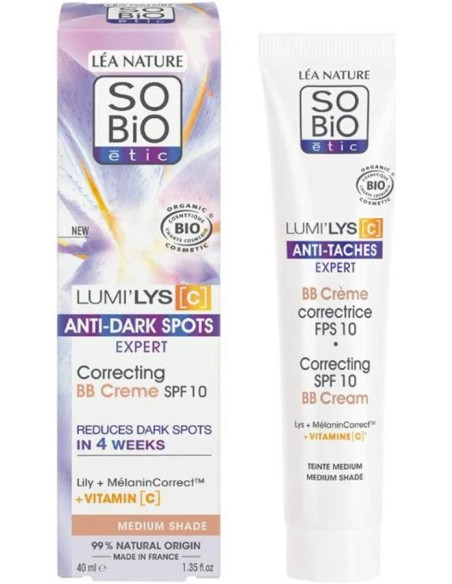 Crema bb spf 10 lumi lys antimanchas expert 40 ml So Bio Etic