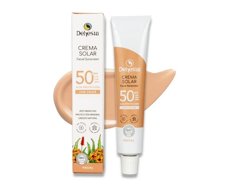 Crema facial solar spf 50 con color bio 30 ml Esi