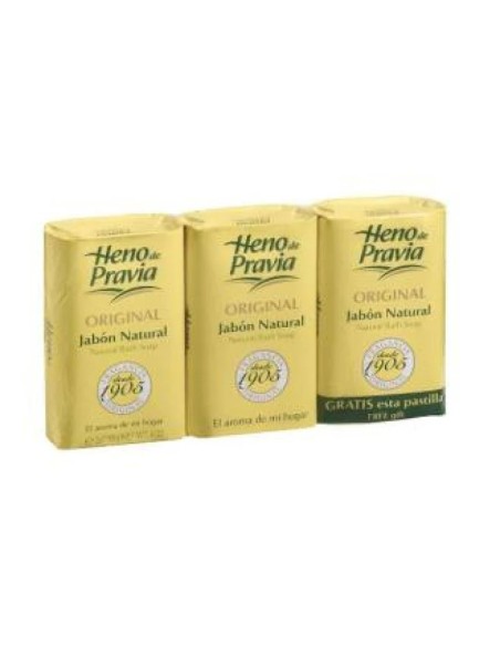Jabón Heno Pravia pastillas 3 tab - 115 gr Heno de Pravia