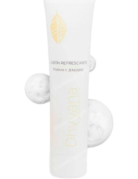 Jabón refrescante papaya y jengibre 100 ml DHYVANA