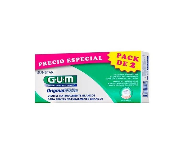 Original white pasta dental 2 cap - 75 ml Gum