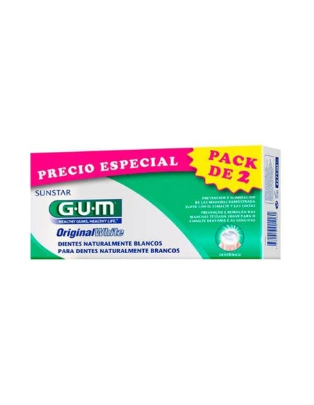 Original white pasta dental 2 cap - 75 ml Gum