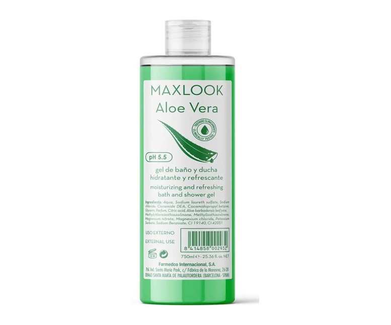 Maxlook gel ducha aloe vera 750 ml Maxlook