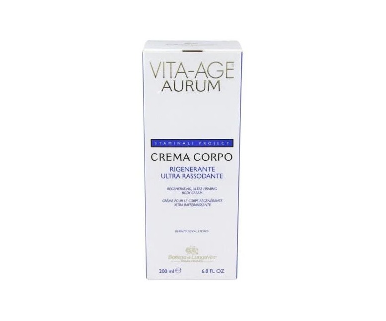 Vita-age Aurum Ultra Reafirmante Corporal 200 ml Bottega di Lungavita