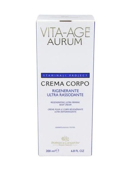 Vita-age Aurum Ultra Reafirmante Corporal 200 ml Bottega di Lungavita
