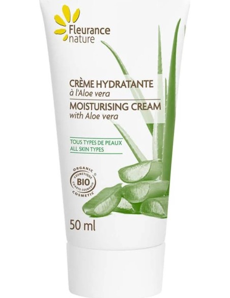 Crema hidratante con aloe vera bio 50 ml Fleurance Nature