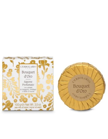 Bouquet de oro jabón perfumado pastilla 100 gr L'Erbolario
