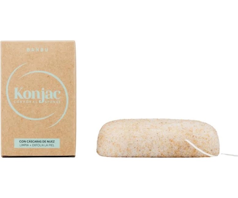 Konjac esponja corporal exfoliante natural 5 gr Banbu
