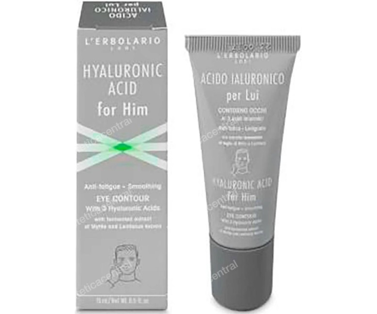 Ácido hialurónico hombre contorno ojos 15 ml L'Erbolario