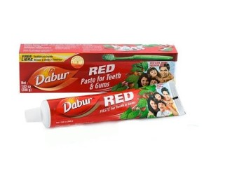 Dentífrico rojo
