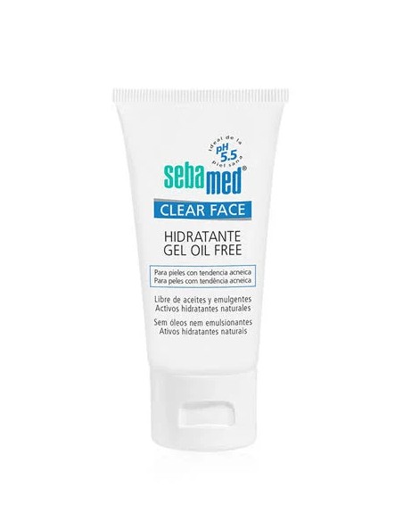Clear face gel hidratante piel acnéica 50 ml Sebamed