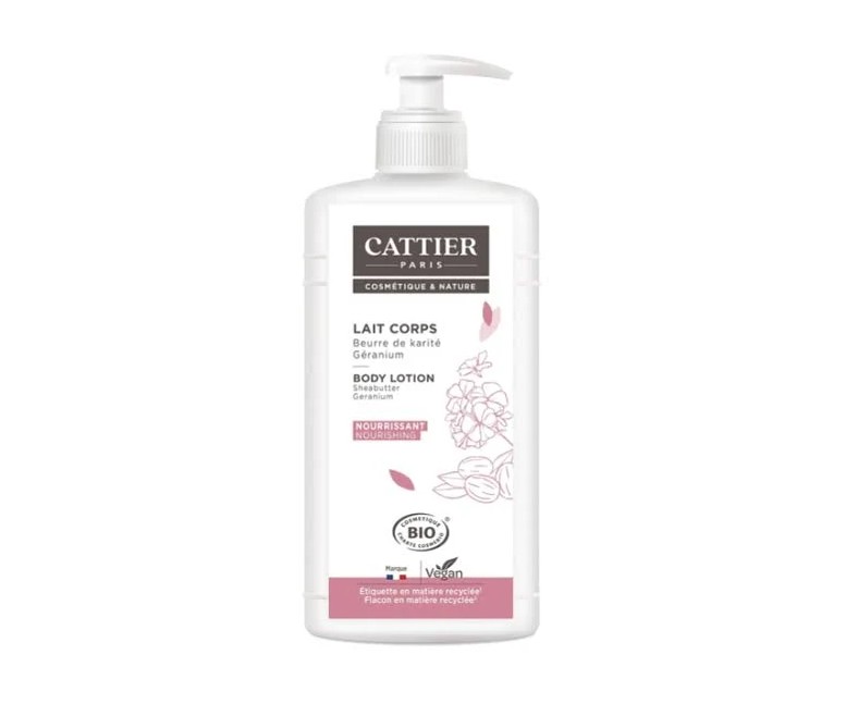 Leche hidratante nutrit. (karité, geranium) 500 ml Cattier