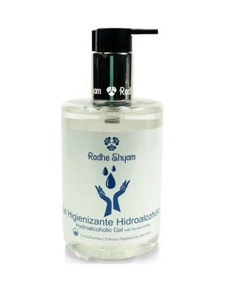 Gel hidroalcohólico con aloe vera dosificador 300 ml Radhe shyam