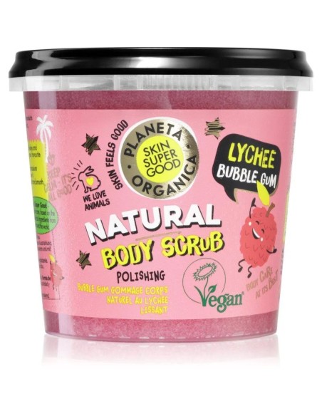 Exfoliante corporal lychee bubble gum 360 ml Skin Super Good