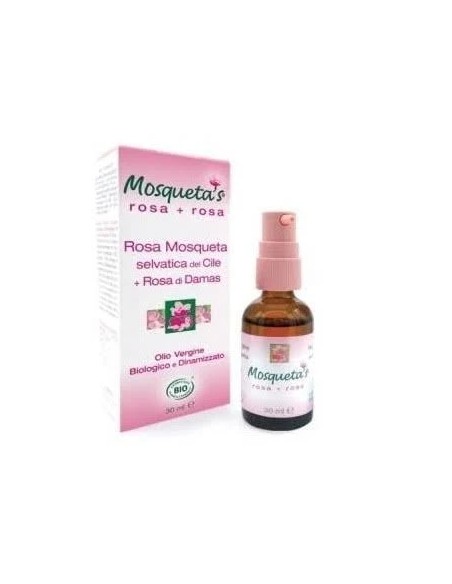 Aceite de rosa mosqueta+rosa damascena bio 30 ml Mosqueta's