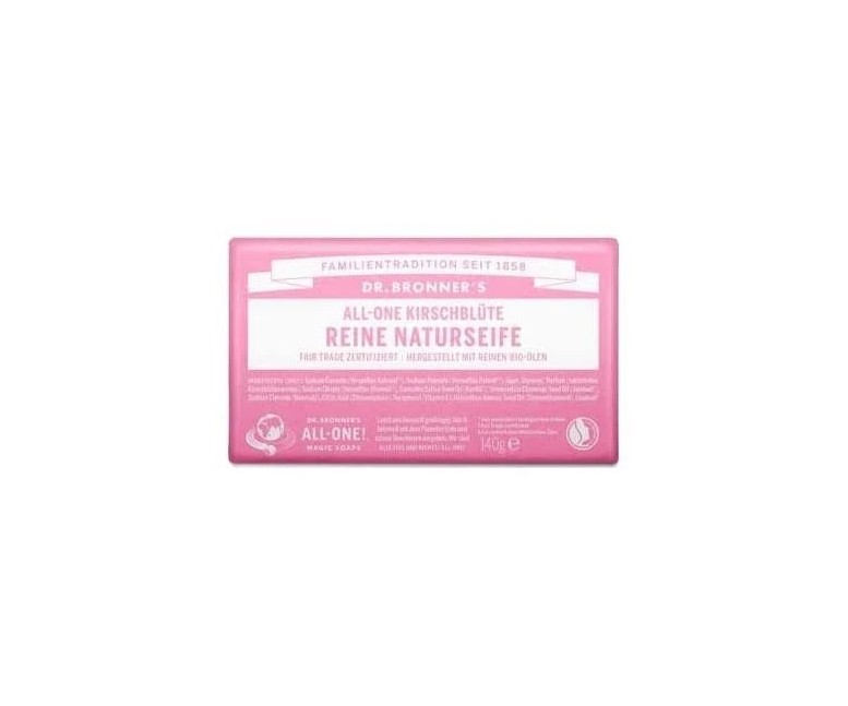 Jabón en pastilla flor de cerezo 140 gr Dr. Bronner's