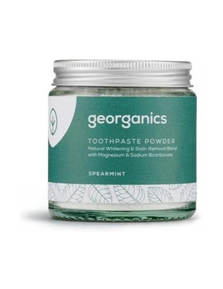 Dentífrico mineral hierbabuena polvo 60 ml Georganics