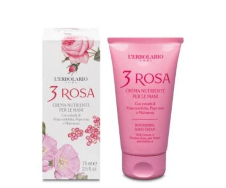 3 rosas crema manos nutrientes edición limitada 75 ml L'Erbolario