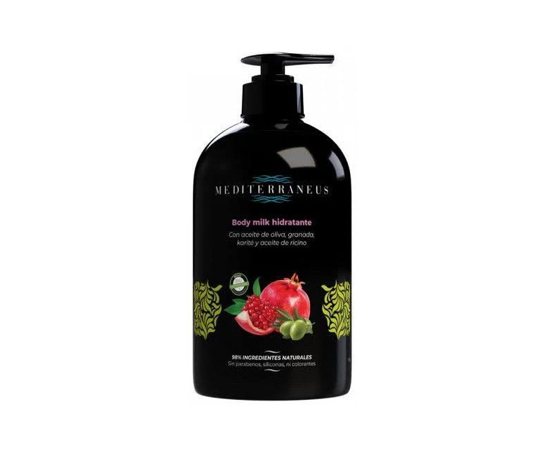 Mediterraneus body milk hidratante 500 ml Mundonatural