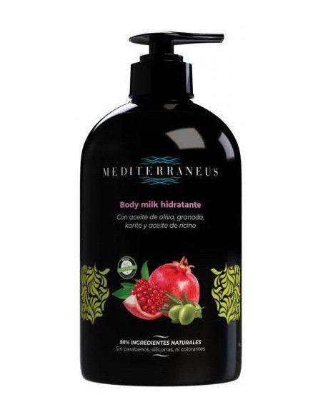 Mediterraneus body milk hidratante 500 ml Mundonatural