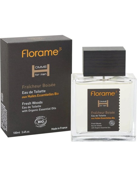 Agua de colonia boisé hombre bio 100 ml FLORAME