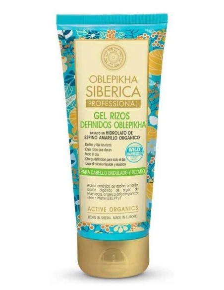 Oblepikha gel de rizos definidor 200 ml Natura Siberica